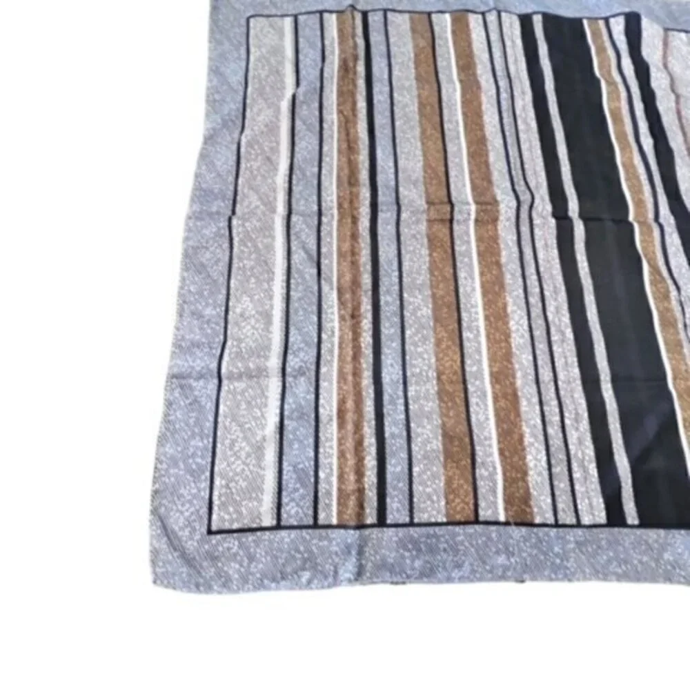 Glentex Striped‎ Scarf Large Square Style 26.5